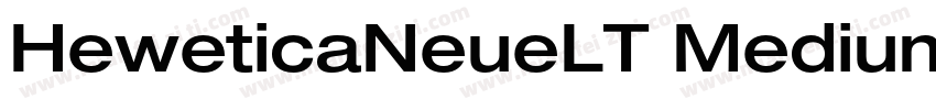 HeweticaNeueLT Medium字体转换
